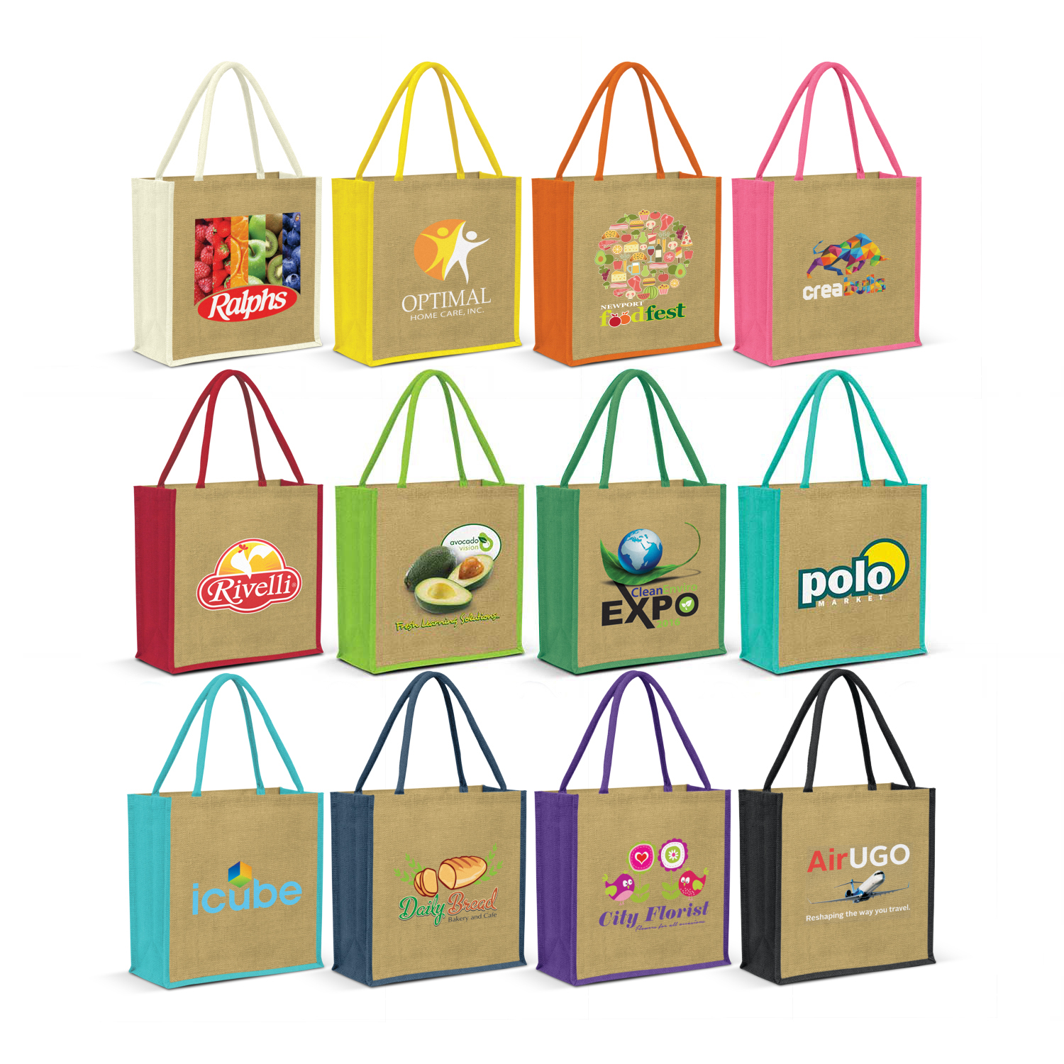 Monza Jute Tote Bag TC_108037